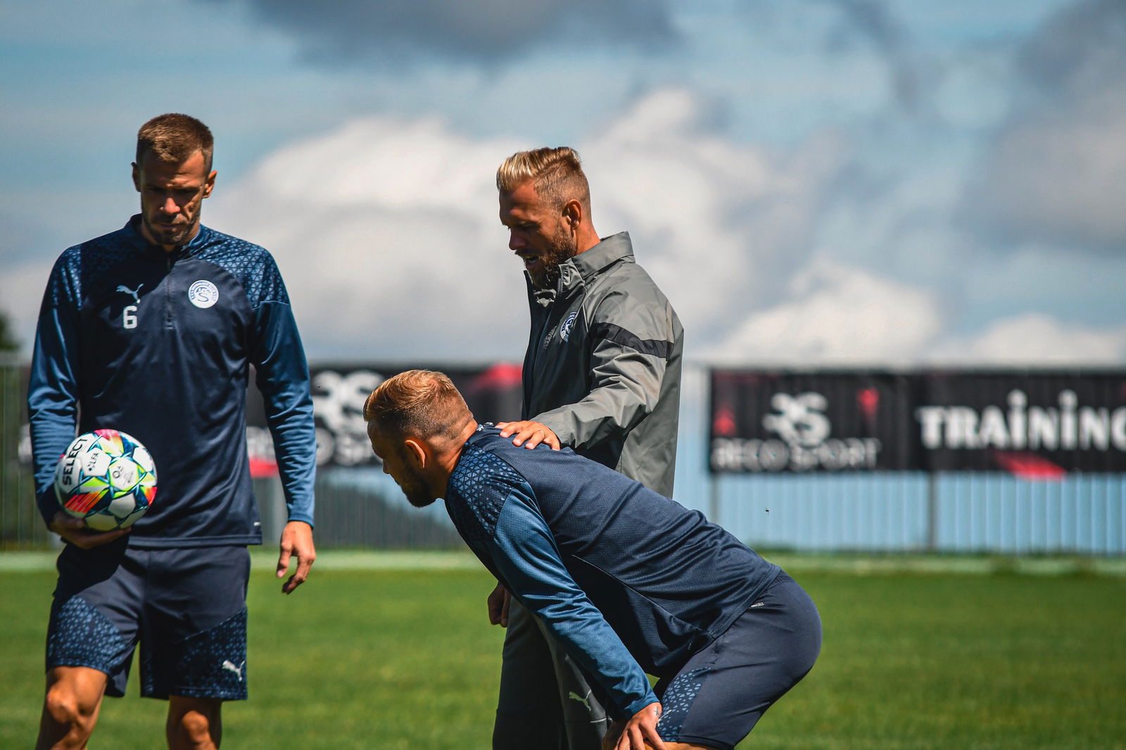 Poslední trénink na soustředění ve Slovinsku