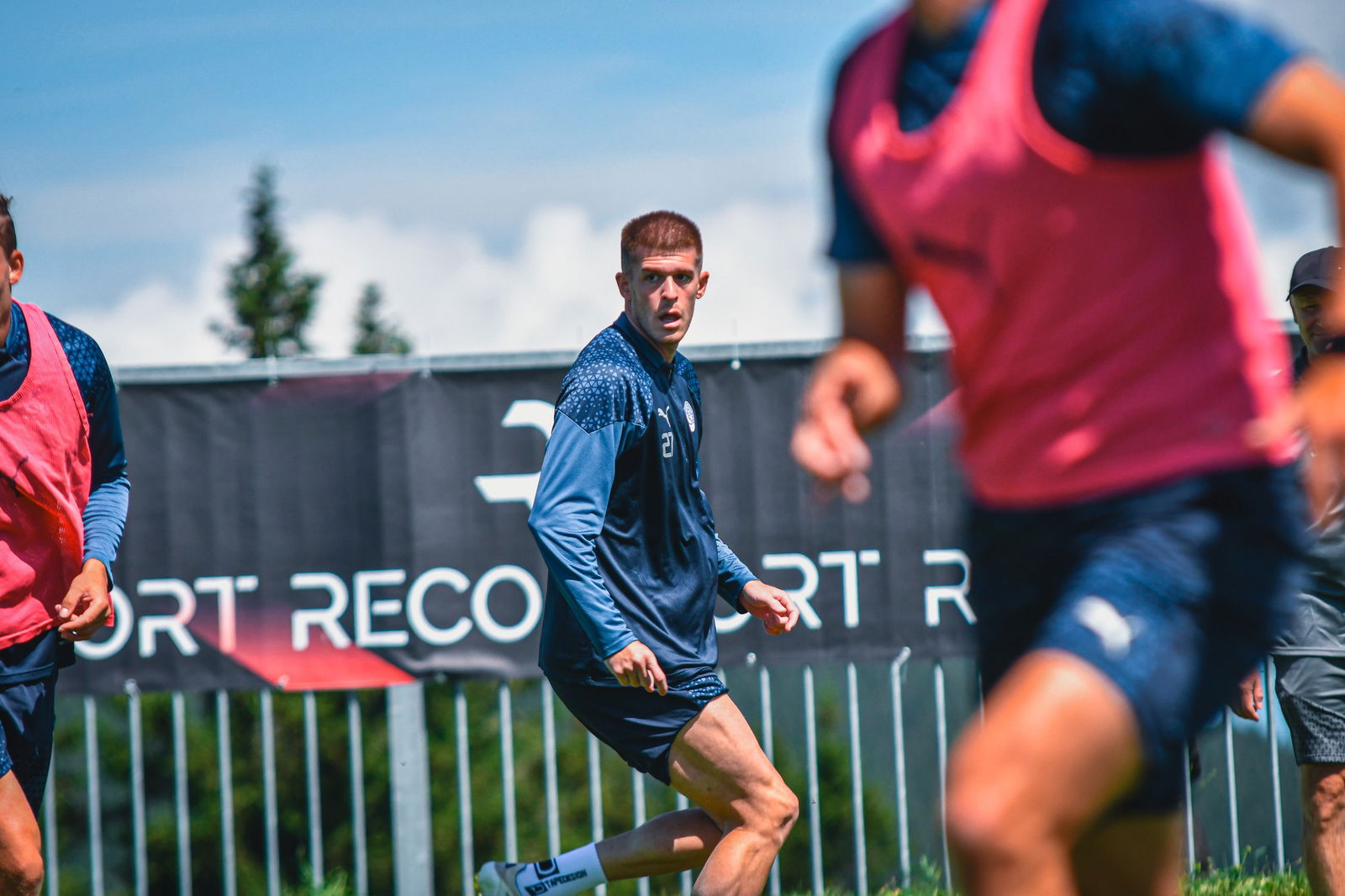 Poslední trénink na soustředění ve Slovinsku