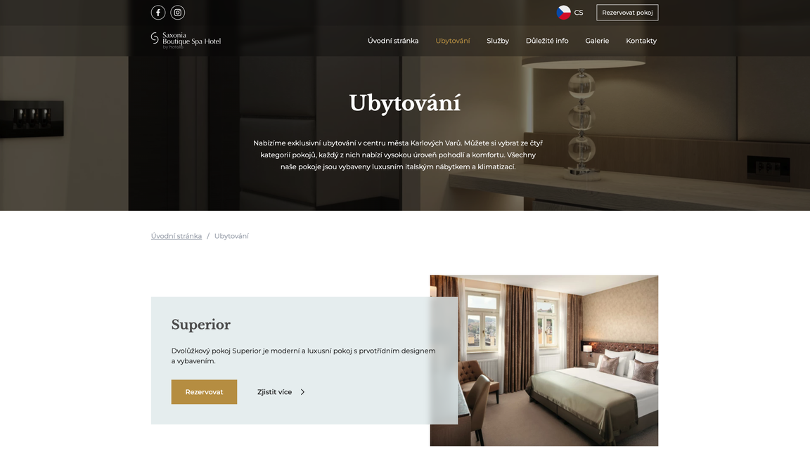 Selection of rooms