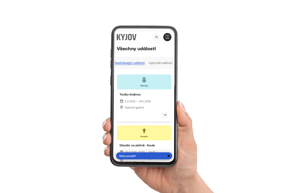 Kalendář akcí s možností uložení dané akce 