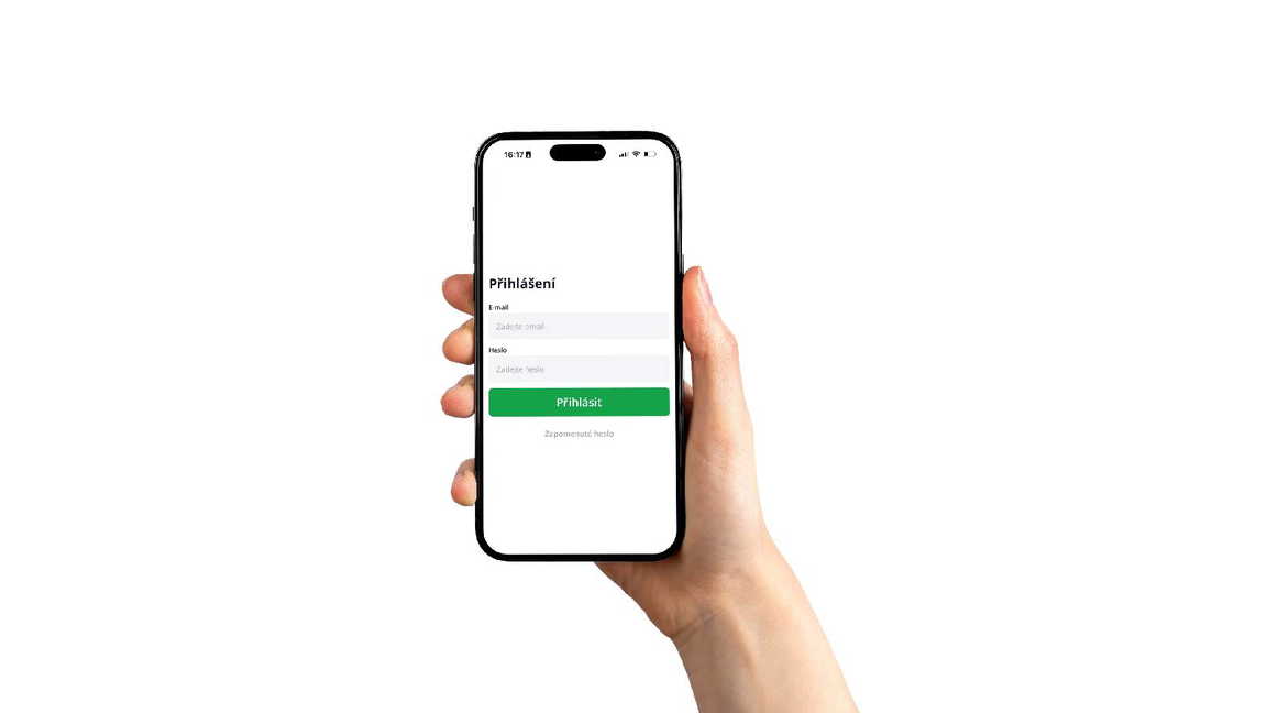 Přihlášení do aplikace