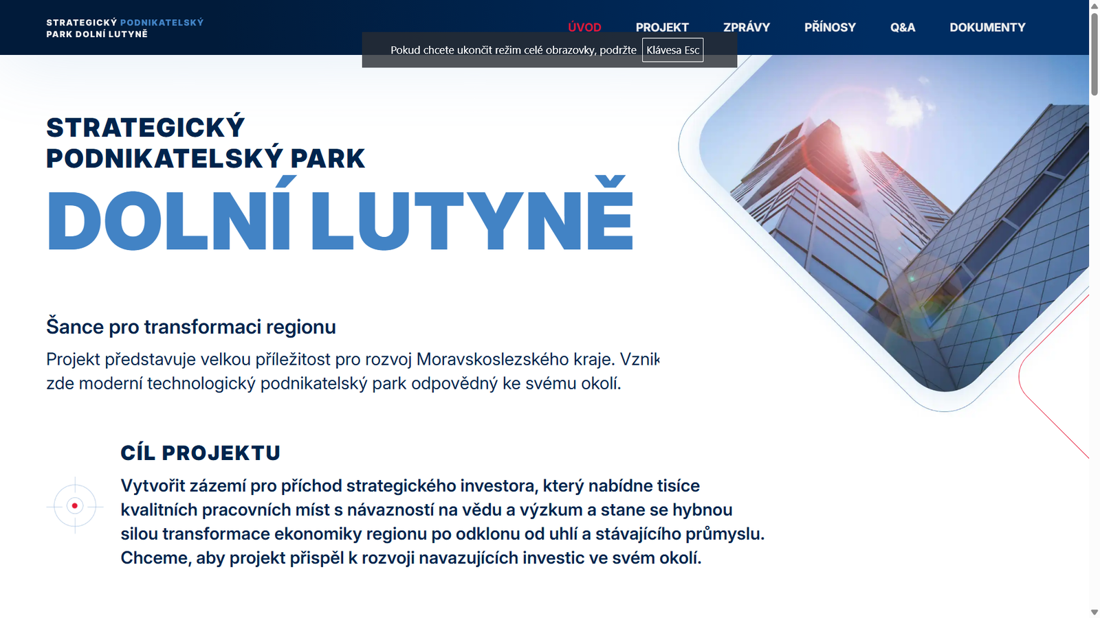PARK LUTYNĚ Homepage