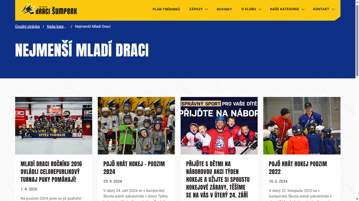 Informace o vybrané kategorii