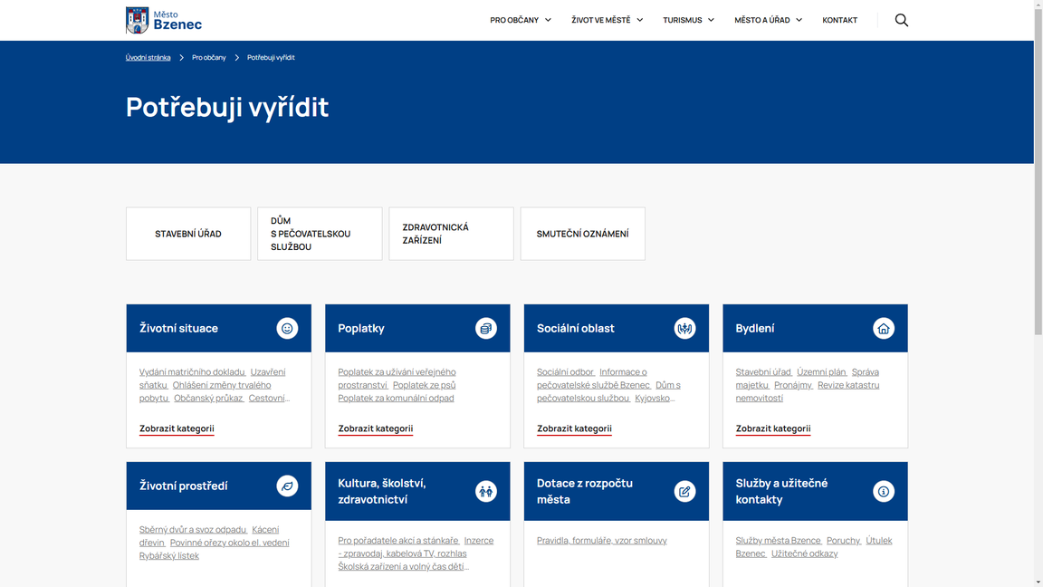 Vyřízení žádostí 