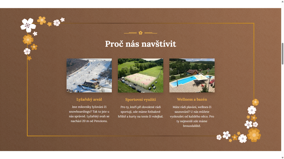 Graphic coherence - flower motifs