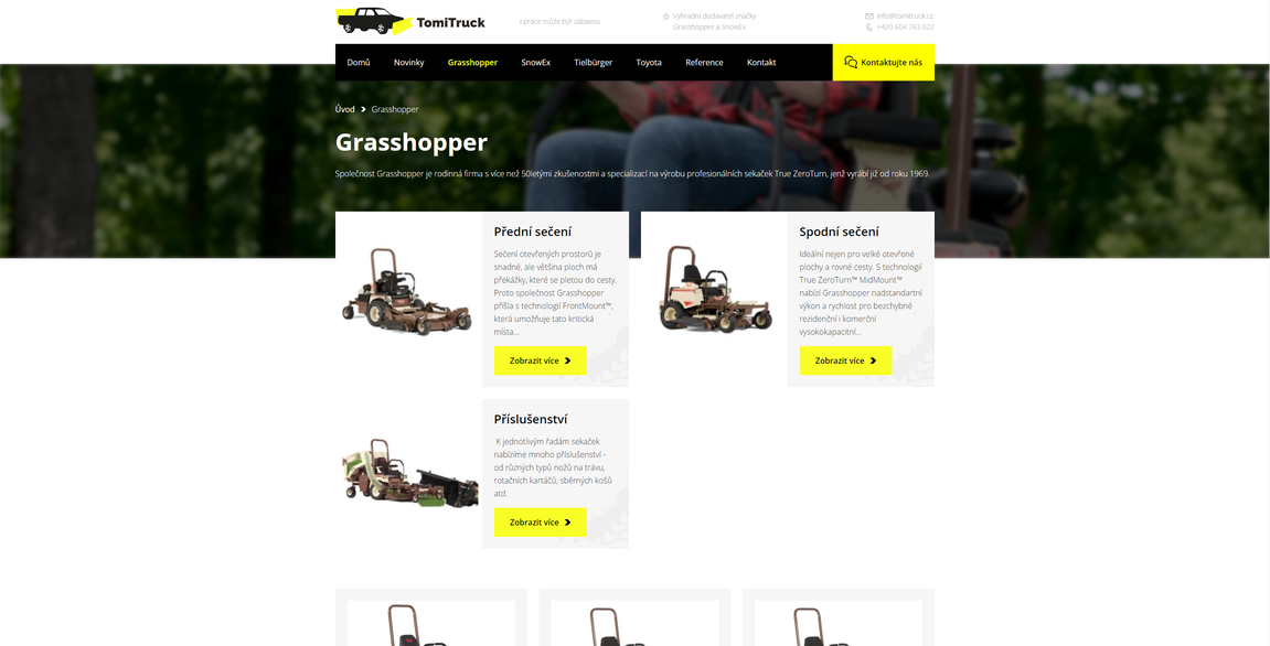 Listing of products 