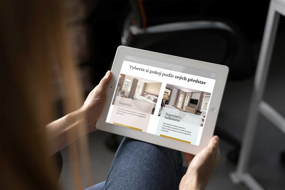 Hotel Saxonia na iPadu