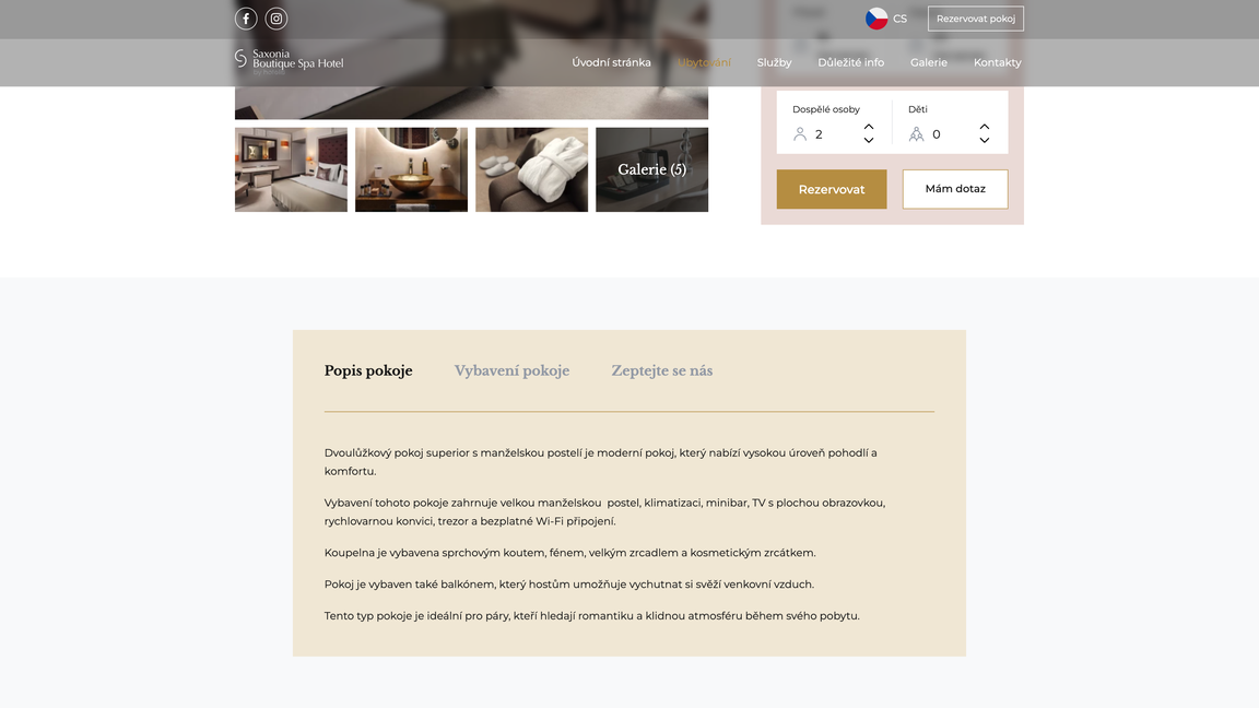 Room details