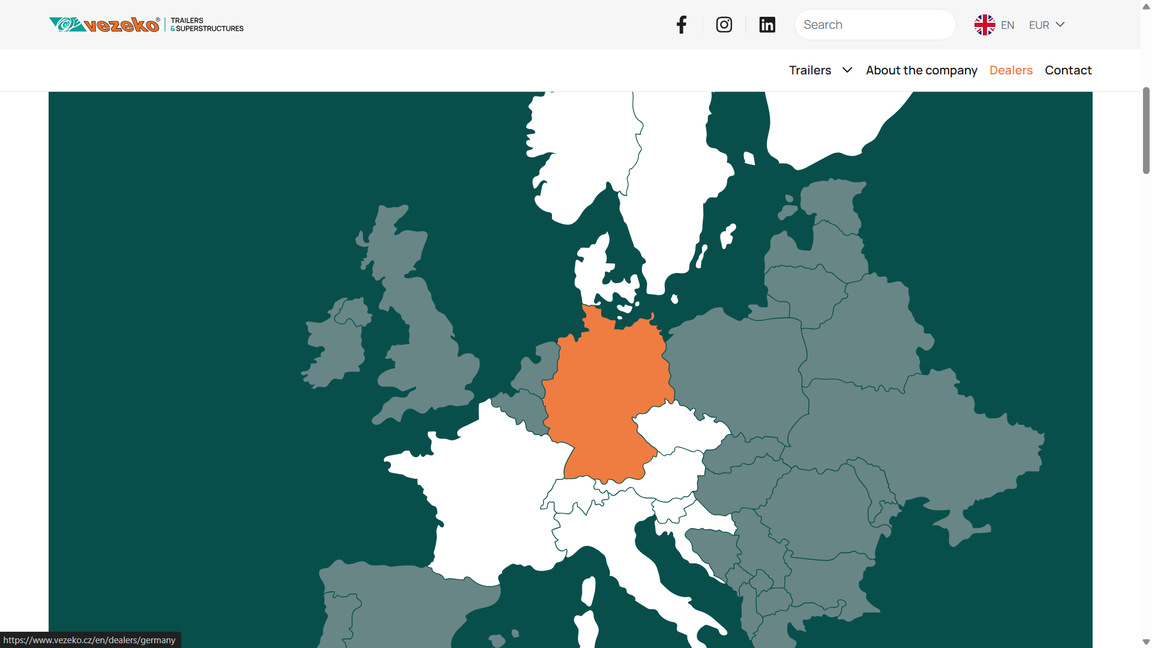 Dealers map