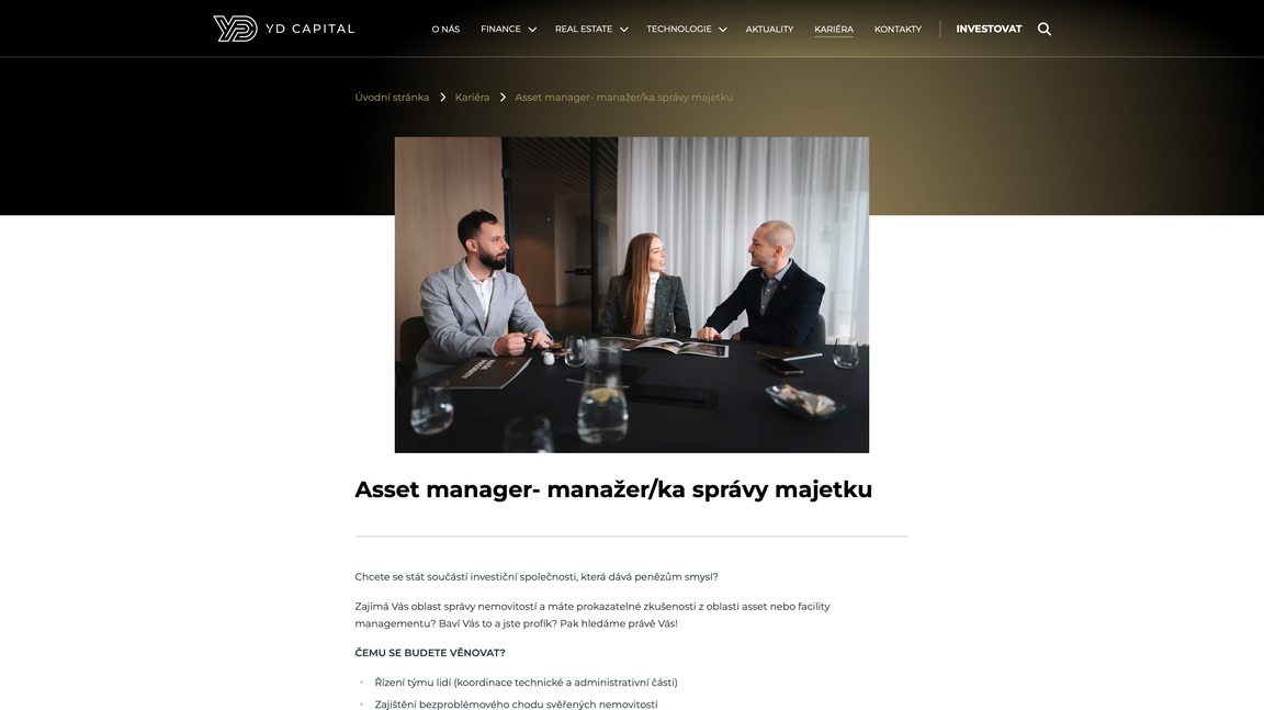 Detail pracovní nabídky