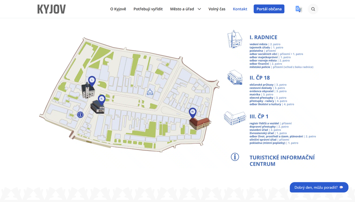 Námi vytvořená digitální i fyzická mapa