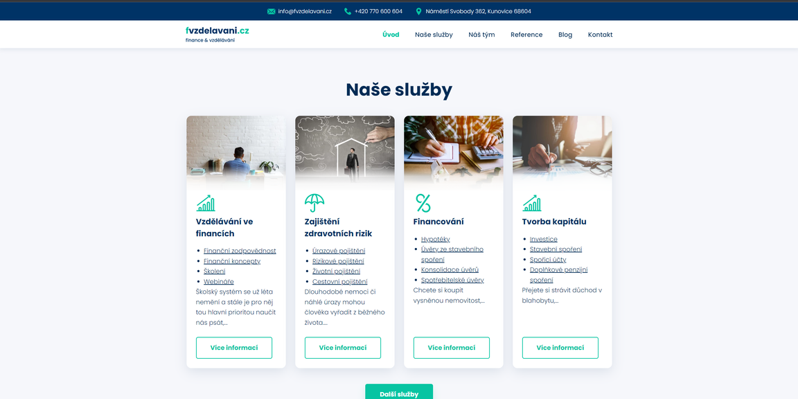 Poskytované služby