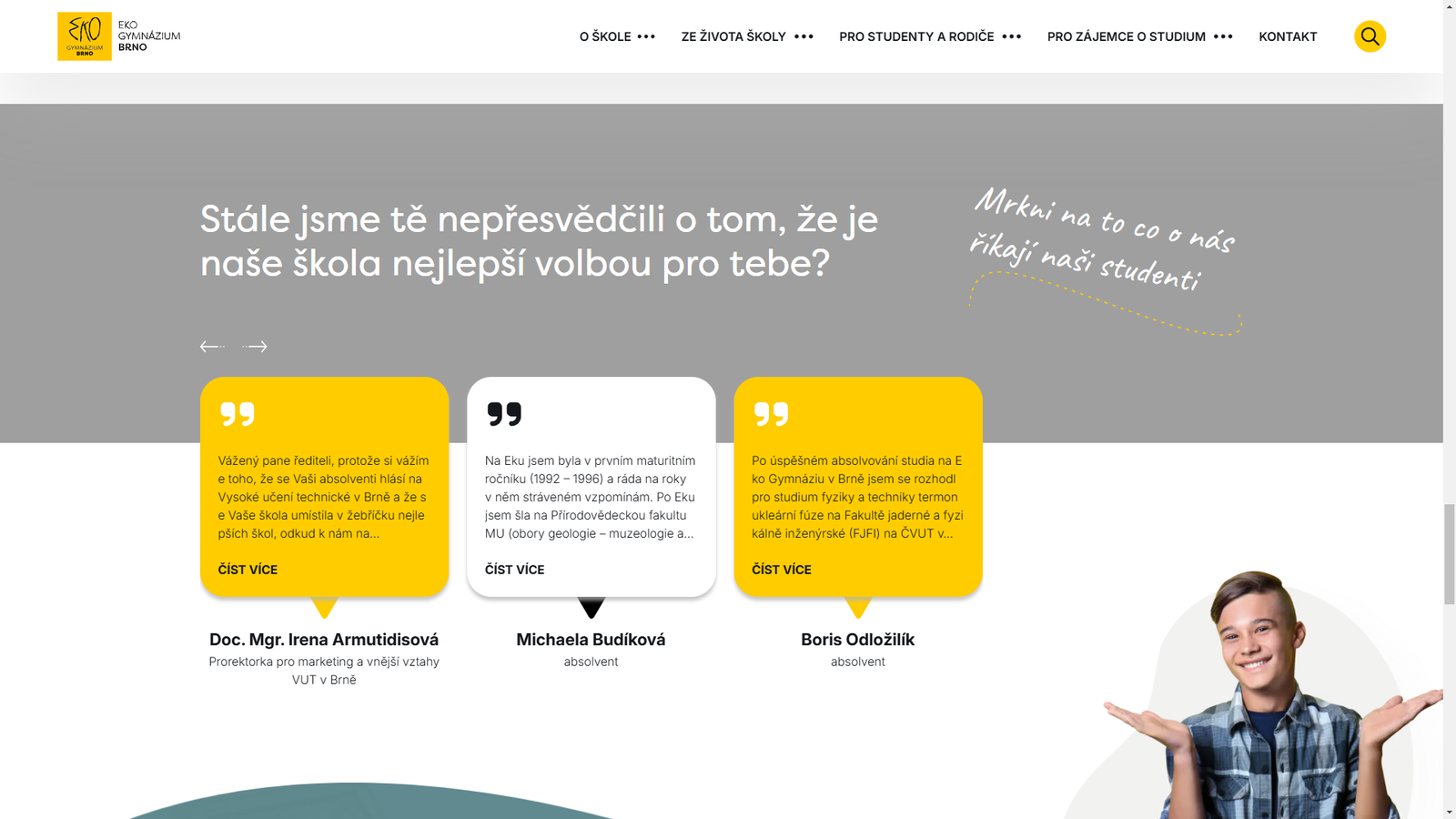 Co řekli absolventi? 