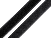 Suchý zip háček + plyš šíře 16 mm, černý
