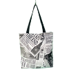 Nákupní taška - Noviny černobílé