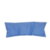 Nahřívací polštářek, bederní pohankovo-špaldový- Puntík na modré