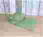 Nahřívací polštářek s pšenicí a levandulí - Puntík na zelené – 55 x 20 cm - bederní