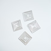 Kovová aplikace 3 x 3 cm