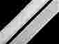 Suchý zip háček + plyš šíře 20 mm, bílý