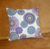 Povlak na polštář - Mandaly barevné – 45 x 45 cm