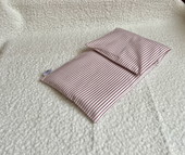 Bederní nahřívací polštářek - Proužek fialkový – S pšenicí