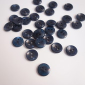 Knoflík modrozelený/průměr 13 mm