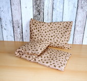 Bio pohanko-špaldový nahřívací polštářek - Listy – 35 x 25 cm - klasický