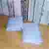 Nahřívací polštářek bederní s pšenicí - Pomněnkově modrý proužek