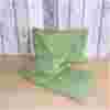 Bio pohanko-špaldový nahřívací polštářek - Puntík na zelené