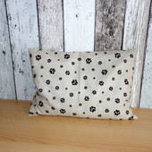 Náhradní povlak na nahřívací polštářek 25 x 35 cm – Tlapky na režné