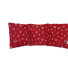 Nahřívací polštářek pohankovo-špaldový - Vločky na červené