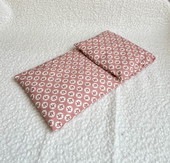 Bederní nahřívací polštářek - Růžičky – S pšenicí a levandulí