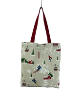 Nákupní taška - Lyžaři