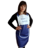 Dámská zástěra - Nejlepší kuchařka - modrotisk
