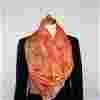 Hedvábný šátek - Walburga(90 x 90)