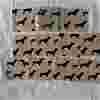 Jezevčíci - čtverečky 10 x 10 cm (10 ks)