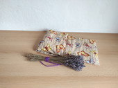 Nahřívací polštářek s pšenicí a levandulí - Motýlci – 55 x 20 cm - bederní
