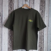 Tričko s výšivkou  Kapr- olivově zelená – 146-152