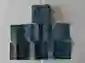 Čtverečky rifloviny – Čtverečky 6 x 6 cm z rifloviny (20 ks)
