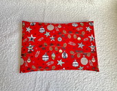 Nahřívací polštářek - Vánoční baňky – S pšenicí