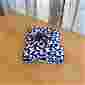 Nahřívací polštářek s pšenicí a levandulí - Motýlci na modré – 55 x 20 cm - bederní
