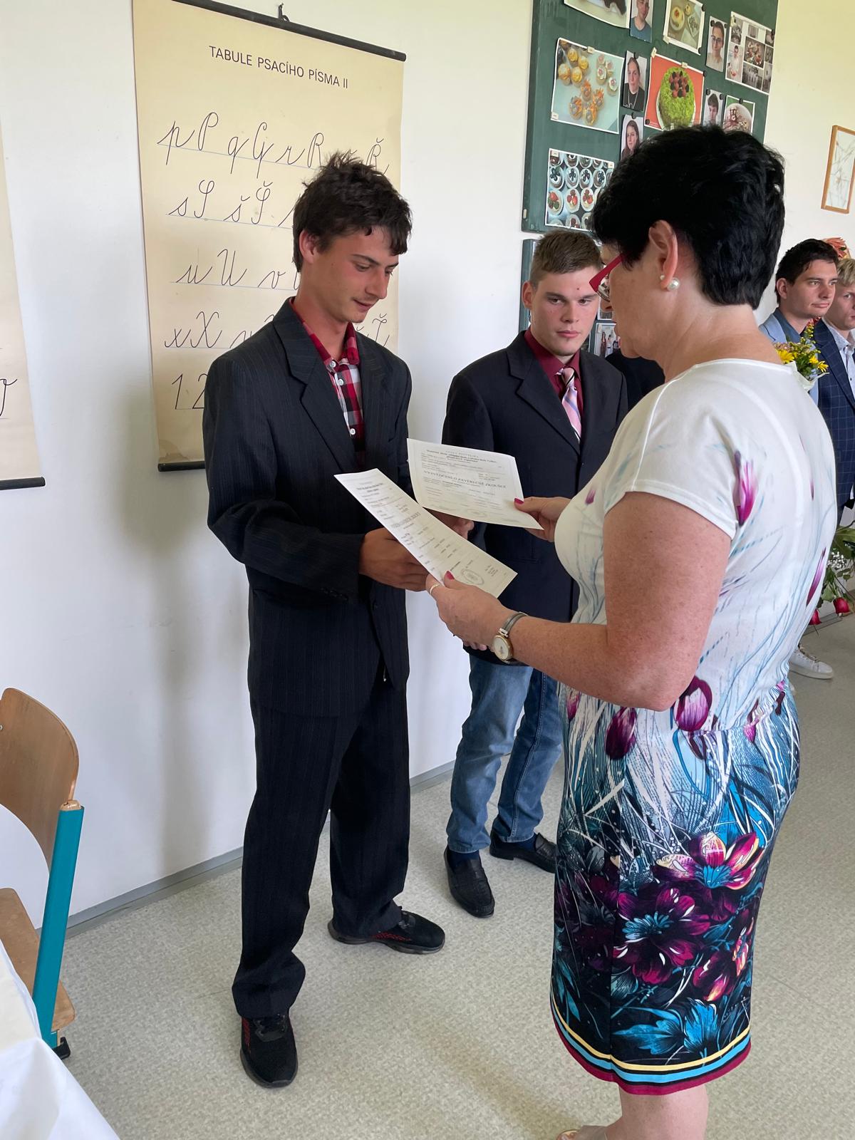 Předávání vyučních listů