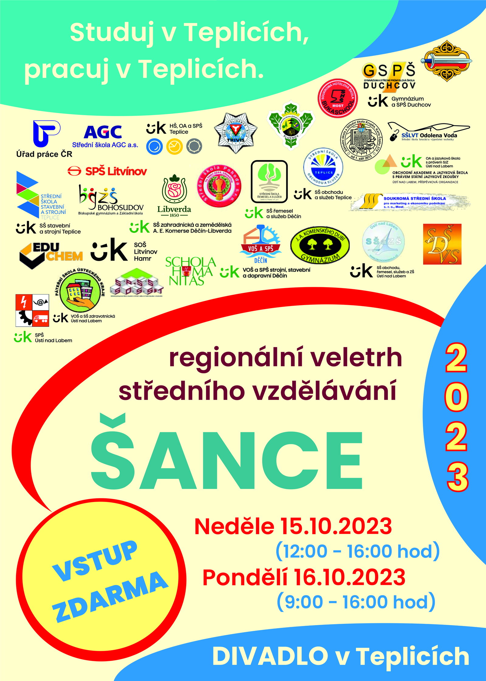 Leták ŠANCE 2023