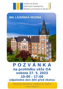 Pozvánka na věž a DD 2023