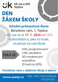 DEN žákem 17.1.2024
