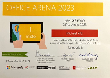 Office Arena 2023 1. místo kraj