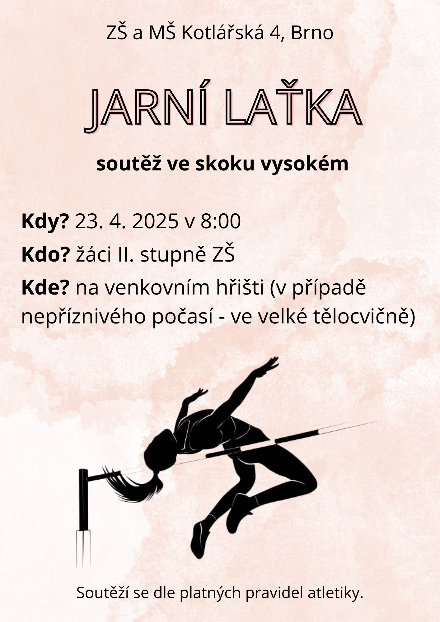 jarní laťka - 2.st.