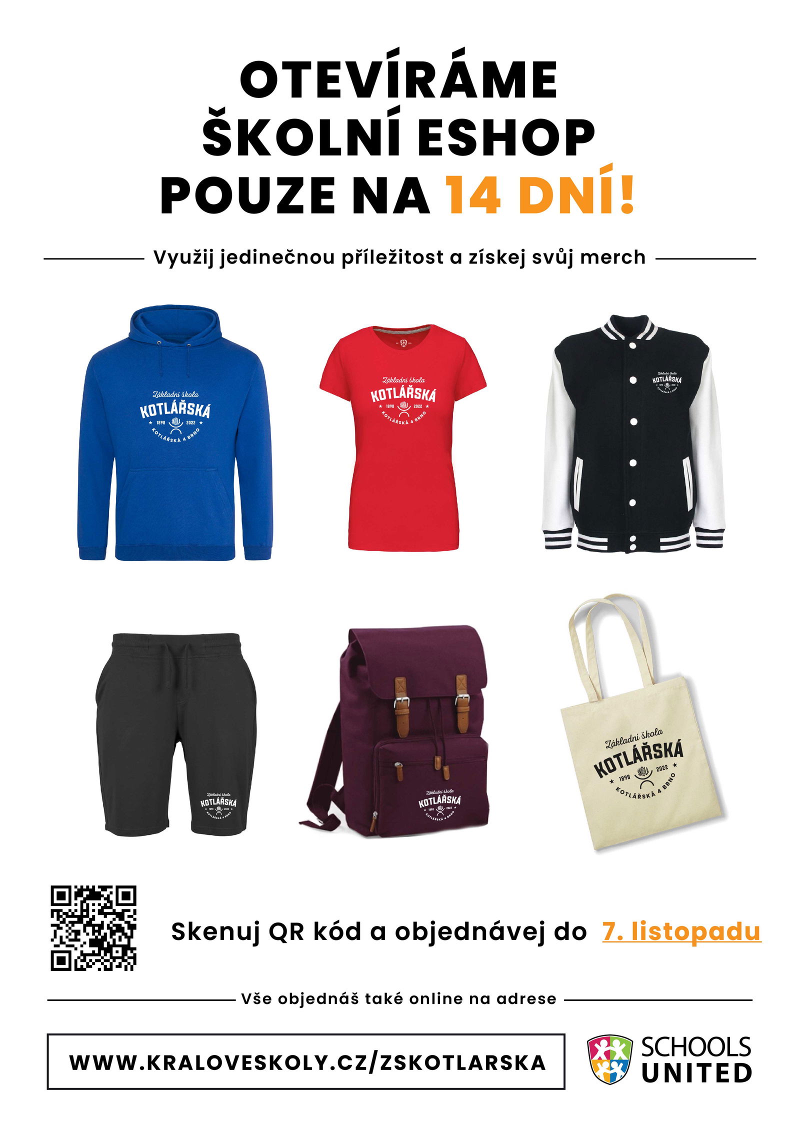 ZŠ a MŠ Kotlářská_Plakát QR