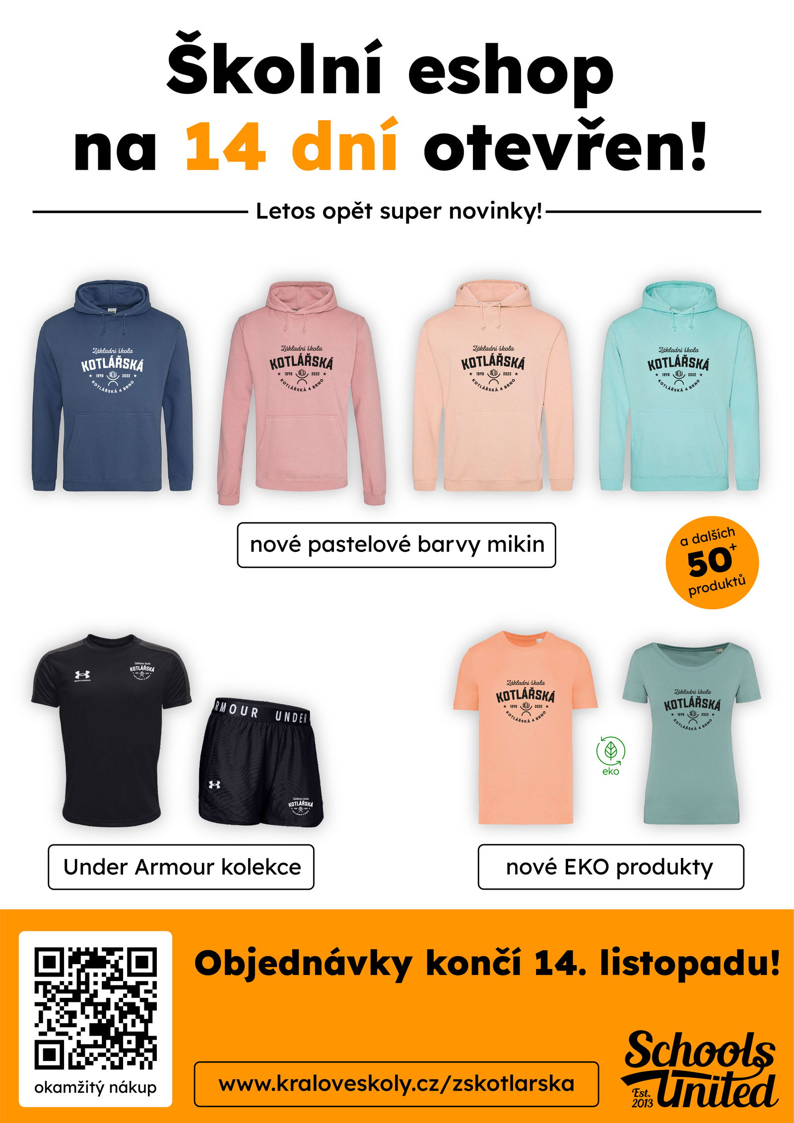 ZŠ a MŠ Kotlářská_Plakát QR