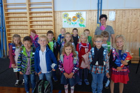 1. třída s paní učitelkou